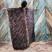 Grace Handcrafted Tie-Dye Kaftan – Plus Size Boho Rayon Dress | ZinniaPearl - Image 5