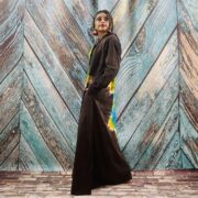 Dream Hand-Dyed Jersey Cotton Hoodie Duster – Boho Festival Cardigan | ZinniaPearl - Image 2