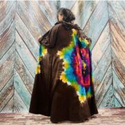 Dream Hand-Dyed Jersey Cotton Hoodie Duster – Boho Festival Cardigan | ZinniaPearl - Image 7