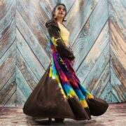 Dream Hand-Dyed Jersey Cotton Hoodie Duster – Boho Festival Cardigan | ZinniaPearl - Image 8