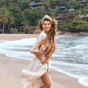 Boho White Cotton Duster Kimono – Luna Raw Cotton Grecian Beach Cover-Up - Image 7