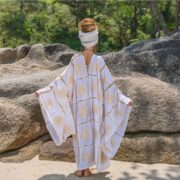 Handmade Crochet Cotton Kimono Duster | Festival Cover-Up – Flora by ZinniaPearl - Image 2