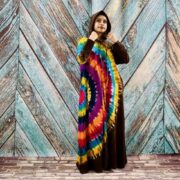 Dream Hand-Dyed Jersey Cotton Hoodie Duster – Boho Festival Cardigan | ZinniaPearl - Image 5