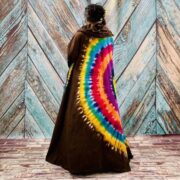 Dream Hand-Dyed Jersey Cotton Hoodie Duster – Boho Festival Cardigan | ZinniaPearl - Image 7