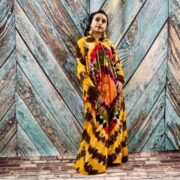 Dream Hand-Dyed Jersey Cotton Hoodie Duster – Boho Festival Cardigan | ZinniaPearl