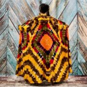 Dream Hand-Dyed Jersey Cotton Hoodie Duster – Boho Festival Cardigan | ZinniaPearl - Image 5