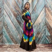 Dream Hand-Dyed Jersey Cotton Hoodie Duster – Boho Festival Cardigan | ZinniaPearl - Image 6