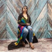 Dream Hand-Dyed Jersey Cotton Hoodie Duster – Boho Festival Cardigan | ZinniaPearl - Image 10