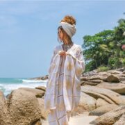 Handmade Crochet Cotton Kimono Duster | Festival Cover-Up – Flora by ZinniaPearl