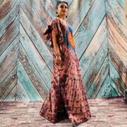 Celeste Hand-Dyed Cotton Maxi Dress – Boho Festival Off-Shoulder Tie-Dye | ZinniaPearl - Image 10