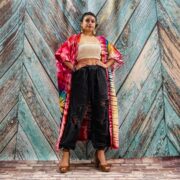Cypress Hand Tie-Dye Cotton Maxi Kimono Duster – Boho Festival Cardigan | ZinniaPearl