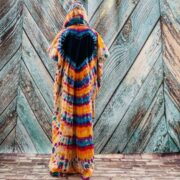 Kayla Hand Tie-Dye Cotton Maxi Hoodie Duster – Festival Beach Kimono | ZinniaPearl - Image 4