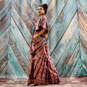 Celeste Hand-Dyed Cotton Maxi Dress – Boho Festival Off-Shoulder Tie-Dye | ZinniaPearl - Image 2