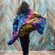 Cypress Hand Tie-Dye Cotton Maxi Kimono Duster – Boho Festival Cardigan | ZinniaPearl - Image 6