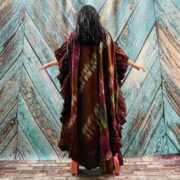 Handmade Tie Dye Kaftan: Boho Beach Festival Maxi Dress - Emma - Image 7