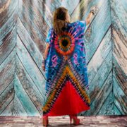 Nora – Hand-Dyed Cotton Jersey Maxi Dress | Plus Size Boho Festival by ZinniaPearl - Image 6