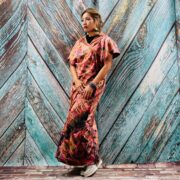 Kayla Hand Tie-Dye Cotton Maxi Hoodie Duster – Festival Beach Kimono | ZinniaPearl - Image 10