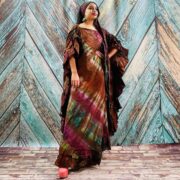 Handmade Tie Dye Kaftan: Boho Beach Festival Maxi Dress - Emma - Image 10