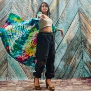 Cypress Hand Tie-Dye Cotton Maxi Kimono Duster – Boho Festival Cardigan | ZinniaPearl - Image 7