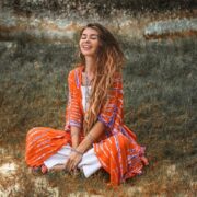 Reina Hand-Dyed Rayon Kimono Duster – Boho Maxi Cardigan | ZinniaPearl - Image 3