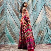 Dream Hand-Dyed Jersey Cotton Hoodie Duster – Boho Festival Cardigan | ZinniaPearl - Image 2