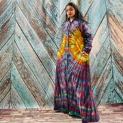 Dream Hand-Dyed Jersey Cotton Hoodie Duster – Boho Festival Cardigan | ZinniaPearl - Image 5