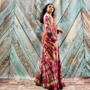 Dream Hand-Dyed Jersey Cotton Hoodie Duster – Boho Festival Cardigan | ZinniaPearl - Image 2