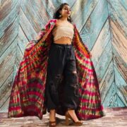 Dream Hand-Dyed Jersey Cotton Hoodie Duster – Boho Festival Cardigan | ZinniaPearl - Image 8