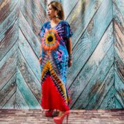 Nora – Hand-Dyed Cotton Jersey Maxi Dress | Plus Size Boho Festival by ZinniaPearl - Image 7