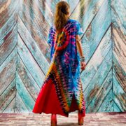 Nora – Hand-Dyed Cotton Jersey Maxi Dress | Plus Size Boho Festival by ZinniaPearl - Image 8