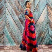 Celeste Hand-Dyed Cotton Maxi Dress – Boho Festival Off-Shoulder Tie-Dye | ZinniaPearl - Image 7