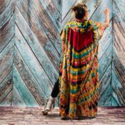 Kayla Hand Tie-Dye Cotton Maxi Hoodie Duster – Festival Beach Kimono | ZinniaPearl - Image 8