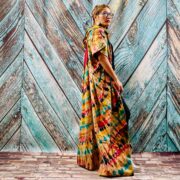 Kayla Hand Tie-Dye Cotton Maxi Hoodie Duster – Festival Beach Kimono | ZinniaPearl - Image 4