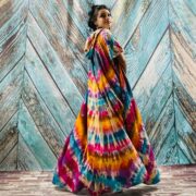 Kayla Hand Tie-Dye Cotton Maxi Hoodie Duster – Festival Beach Kimono | ZinniaPearl - Image 8