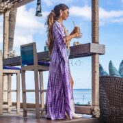 Reina Hand-Dyed Rayon Kimono Duster – Boho Maxi Cardigan - Image 3