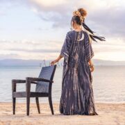 Reina Handmade Tie-Dye Rayon Kimono Duster – Boho Beach Cover-Up - Image 3