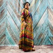 Hand Tie-Dye Long Hoodie Duster – Boho Festival Cardigan, One Size Plus | Dream - Image 3