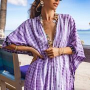 Reina Hand-Dyed Rayon Kimono Duster – Boho Maxi Cardigan - Image 4