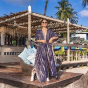 Hand-Dyed Rayon Kimono Duster – Boho Festival Maxi Cardigan | Reina