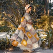 Handmade Tricolor Patchwork Kimono Duster – Cotton Boho Coat | Desert Mirage - Image 3