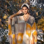 Handmade Tricolor Patchwork Kimono Duster – Cotton Boho Coat | Desert Mirage - Image 5
