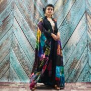 Plus Size Tie-Dye Patchwork Kimono Duster – Boho Festival Beach Cover-Up | Catori - Image 4