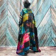 Plus Size Tie-Dye Patchwork Kimono Duster – Boho Festival Beach Cover-Up | Catori - Image 6