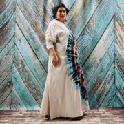 Dream Hand Tie-Dye Hoodie Duster – Boho Festival Dress, One Plus Size - Image 9