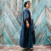 Catori Handcrafted Plus Size Cotton Patchwork Kimono - A Maxi Duster of Bohemian Elegance - - Image 2