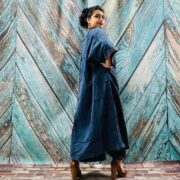 Catori Handcrafted Plus Size Cotton Patchwork Kimono - A Maxi Duster of Bohemian Elegance - - Image 4