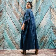 Catori Handcrafted Plus Size Cotton Patchwork Kimono - A Maxi Duster of Bohemian Elegance - - Image 7