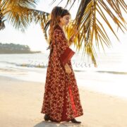 Misty Enchantment Long Velvet Kimono Duster Coat - One Plus Size Luxury for Special Events - Image 4