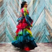 Tie-Dye Raw Cotton Kimono Duster – Boho Ruffle Festival Cardigan | Bali - Image 9