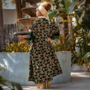 Misty Enchantment Long Velvet Kimono Duster Coat - One Plus Size Luxury for Special Events - Image 3